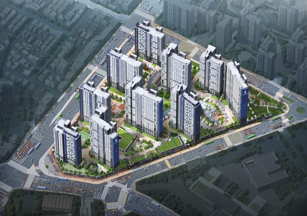 ‘더샵 하남에디피스’ 조감도. / 사진=포스코건설