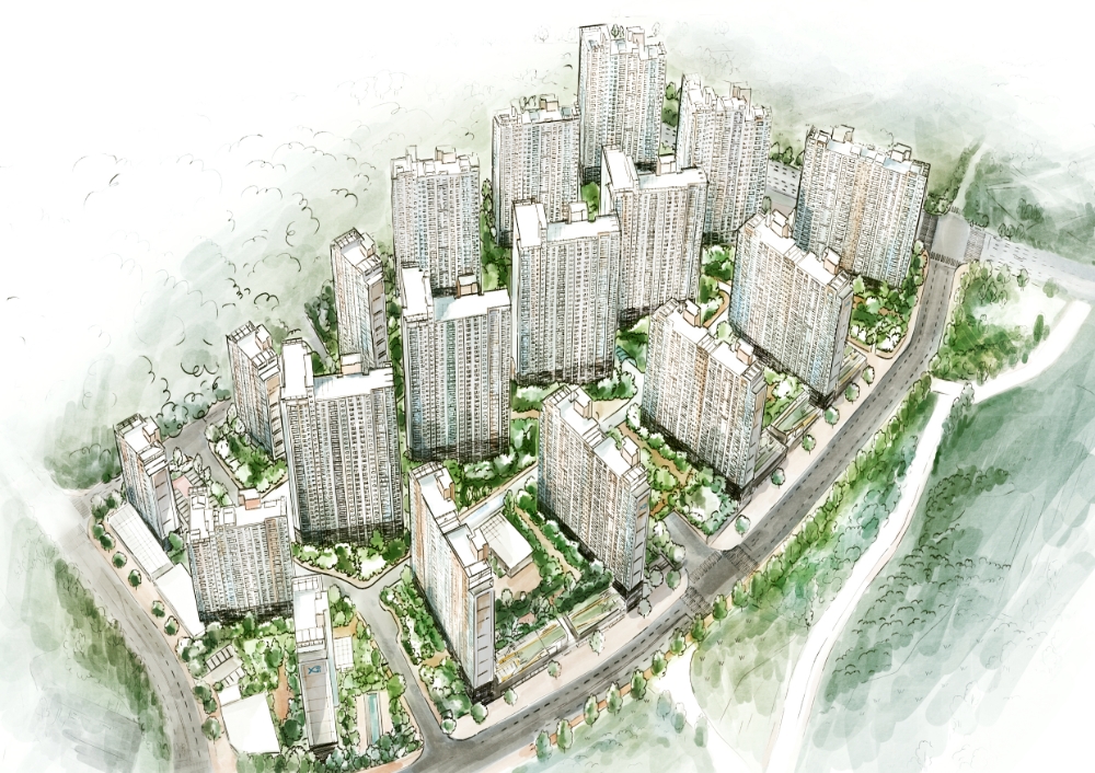 나주역자이 리버파크 스케치 / 사진제공=GS건설