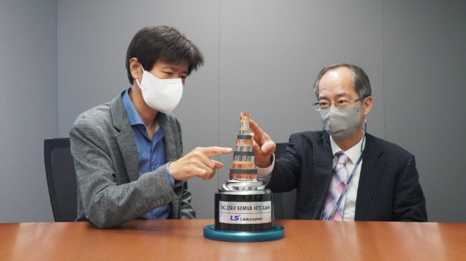 LS전선은 최근 차세대 초전도 케이블 개발에 성공했다. 사진=LS전선.