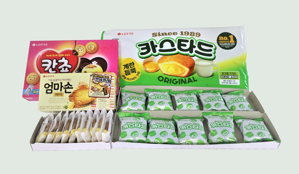롯데제과 포장변경 제품./ 사진제공 = 롯데제과