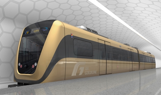 김포 골드라인 철도 차량. / 사진=김포골드라인운영 홈페이지