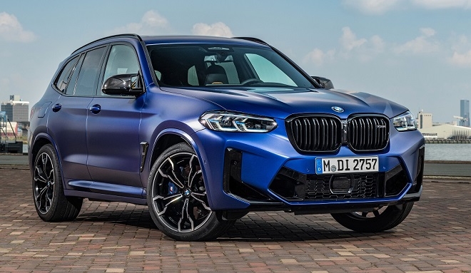 뉴 X3 M 컴페티션 마리나 베이 블루 에디션.