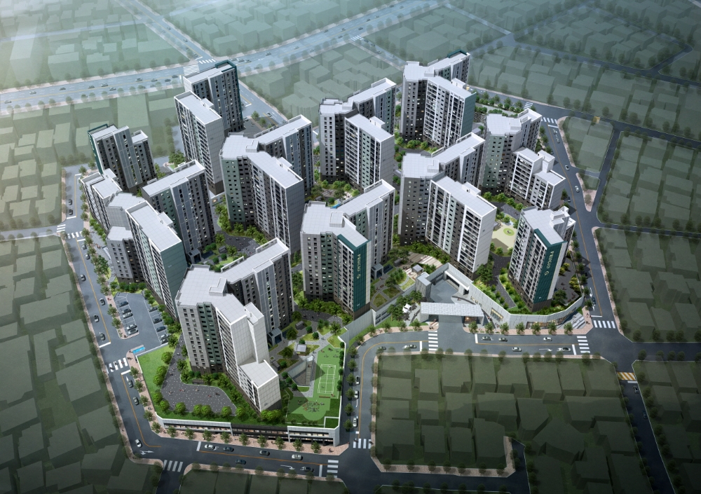 동대구 푸르지오 브리센트 조감도. / 사진제공=대우건설