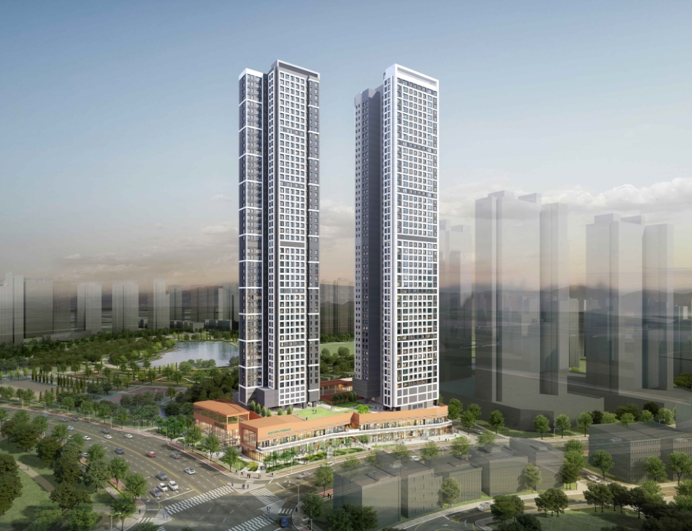 전주 ‘에코시티 주상복합 신축사업’ 투시도. /사진제공=한양