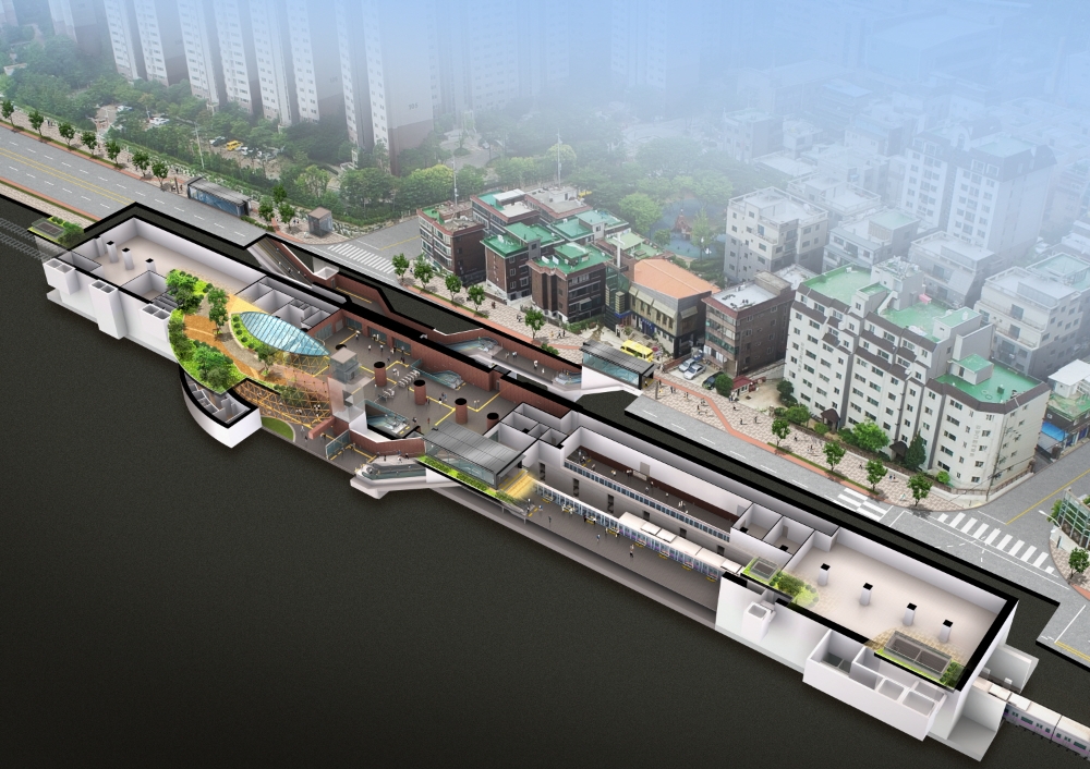 쌍용건설이 시공 중인 별내선1공구 조감도 / 사진제공=쌍용건설