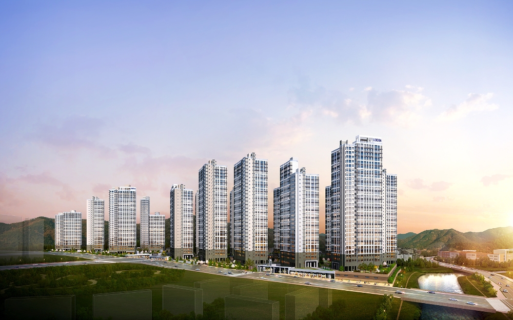 신경주 반도유보라 아이비파크 단지투시도 / 사진제공=반도건설