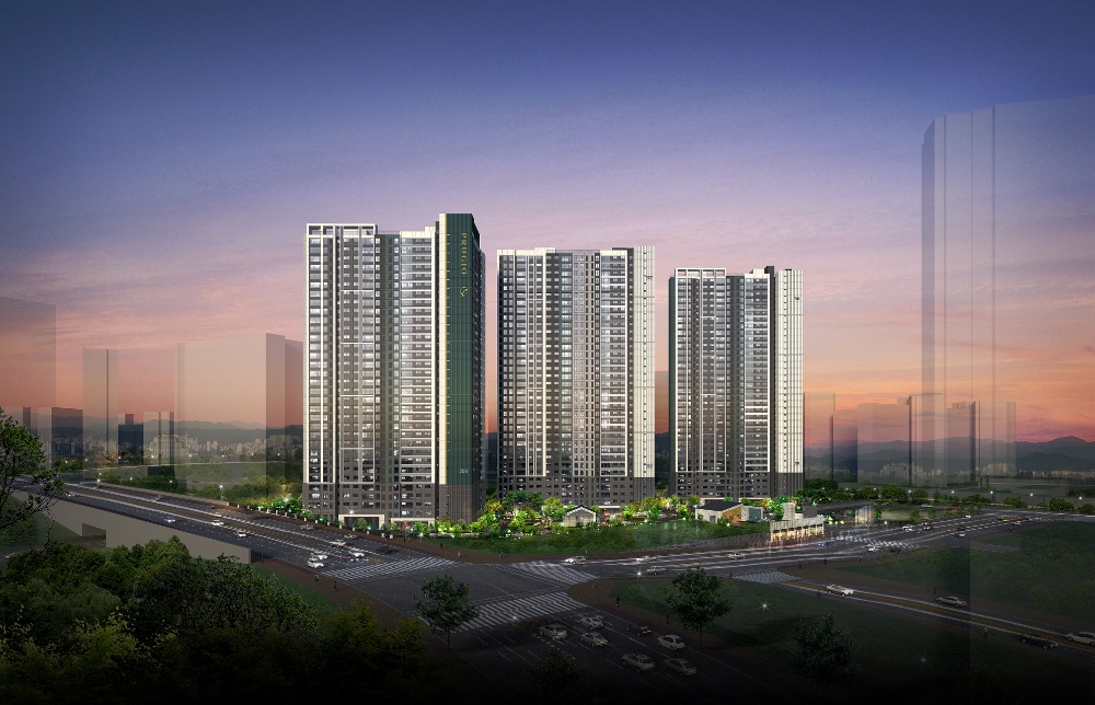 펜타힐즈 푸르지오 2차 석경투시도 / 사진제공=대우건설