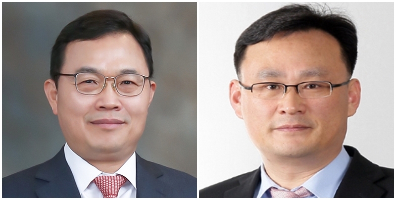 유병규 HDC현대산업개발 신임 각자대표이사 사장 (좌), 하원기 HDC현대산업개발 신임 각자대표이사 전무 (우) / 사진=HDC현대산업개발