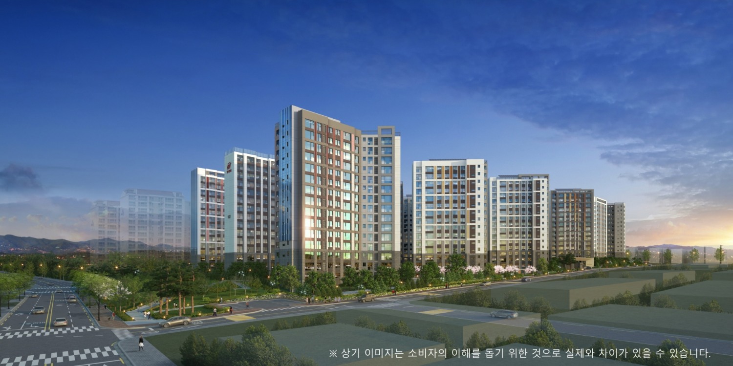 ‘힐스테이트 평택 더퍼스트’ 투시도. / 사진제공=현대건설