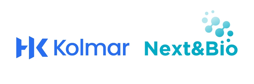 (왼쪽부터) 한국콜마 CI, 넥스트앤바이오 CI/사진제공=한국콜마