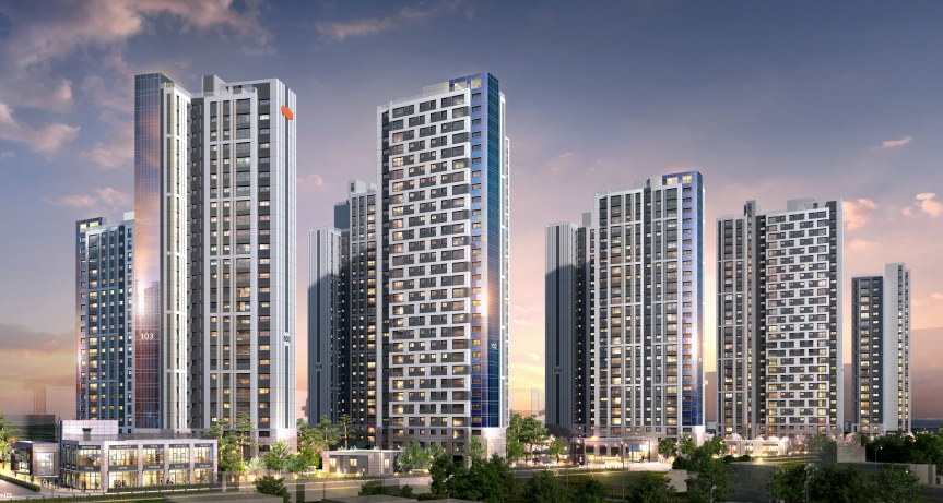 ‘대전 문화2구역 재개발정비사업’ 특화설계 적용 시 예상 조감도. / 사진제공=한국토지신탁