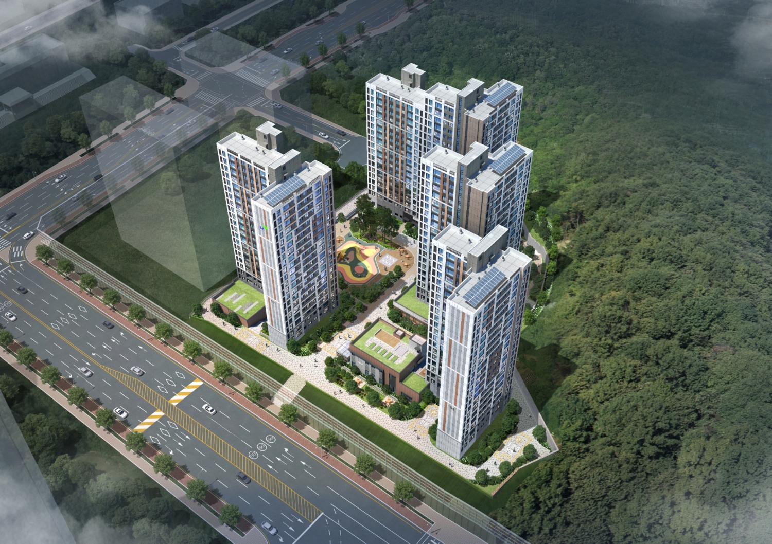 부천괴안 B-1블록 신혼희망타운 공공분양주택 조감도. / 사진제공=LH