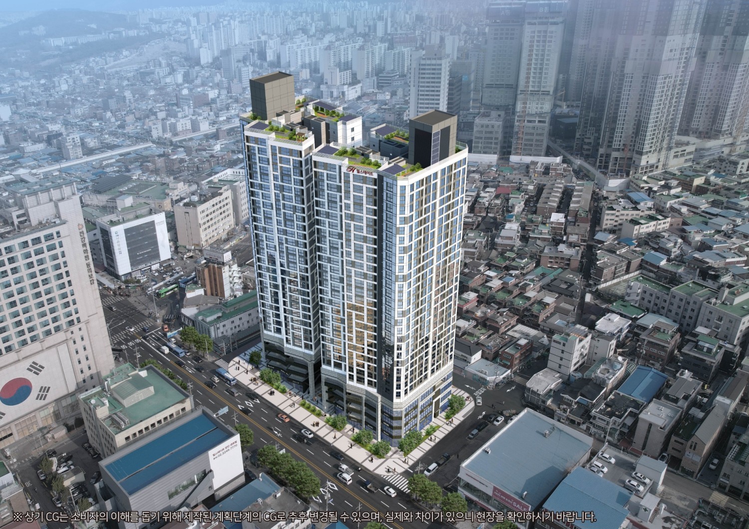 힐스테이트 청량리 메트로블 조감도