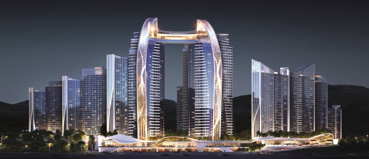 롯데건설이 관양 현대아파트에 제안한 '시그니처 캐슬' 조감도 / 사진제공=롯데건설