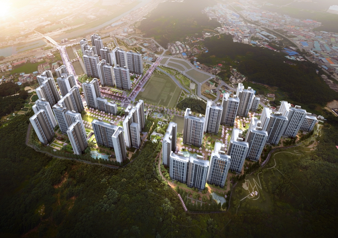 ‘힐스테이트 몬테로이’ 조감도. / 사진제공=현대건설