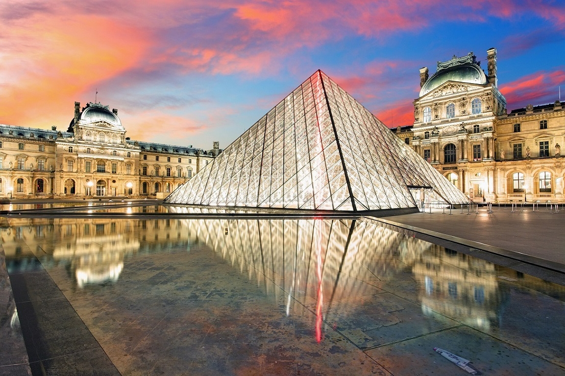 파리 루브르박물관 전경./사진제공=인터파크투어