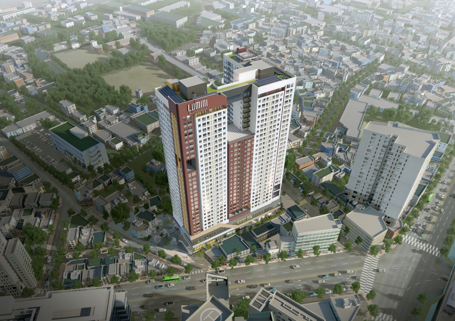 ‘용산 원효 루미니’ 조감도. / 사진제공=롯데건설