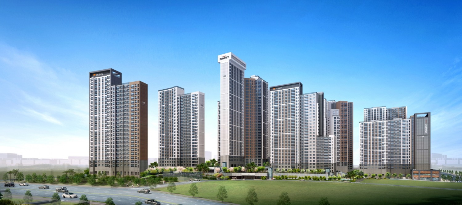 ‘호반써밋 그랜드 센트럴’ 투시도. / 사진제공=호반건설