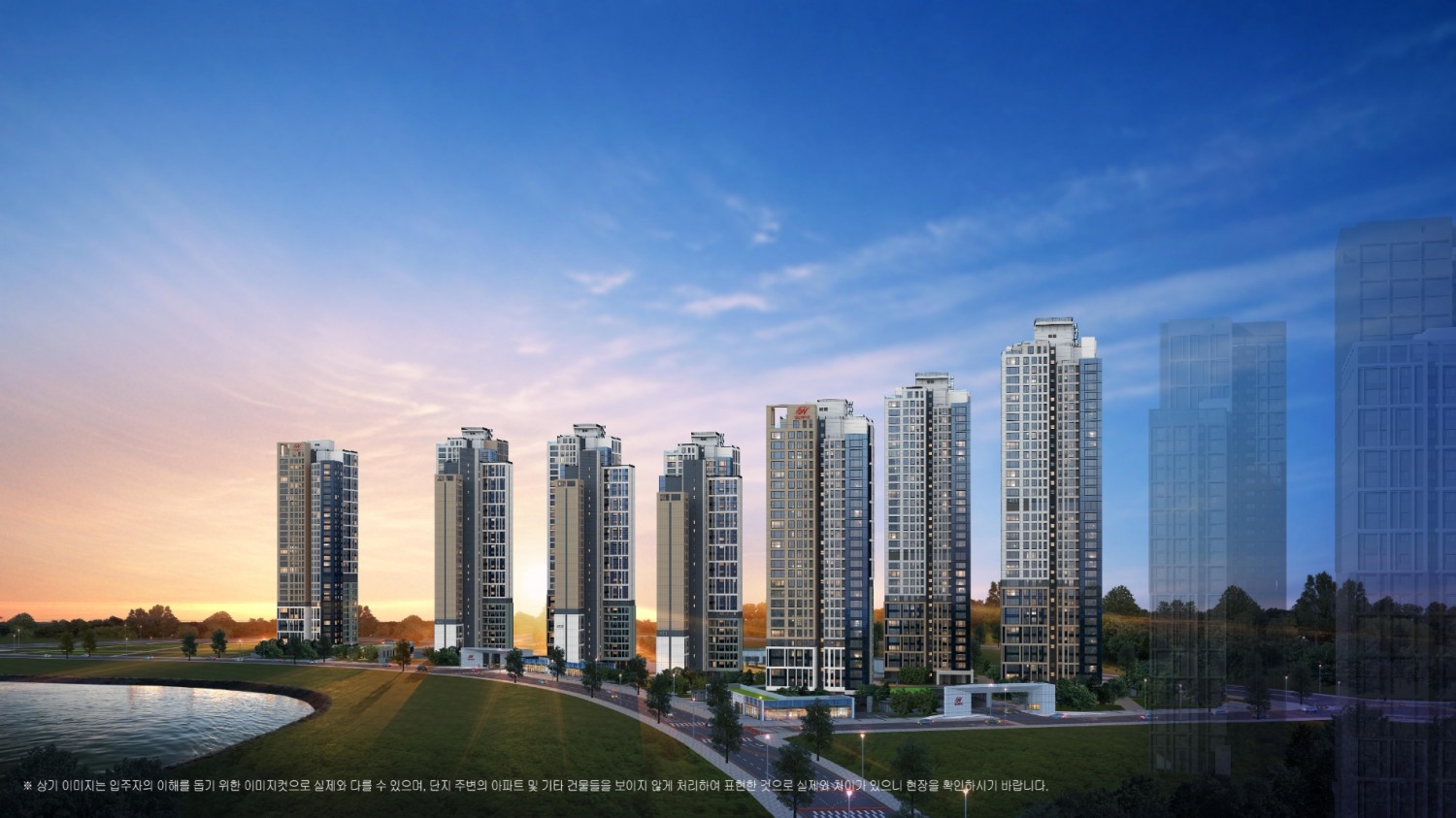 ‘힐스테이트 레이크 송도 4차’ 투시도. / 사진제공=현대건설