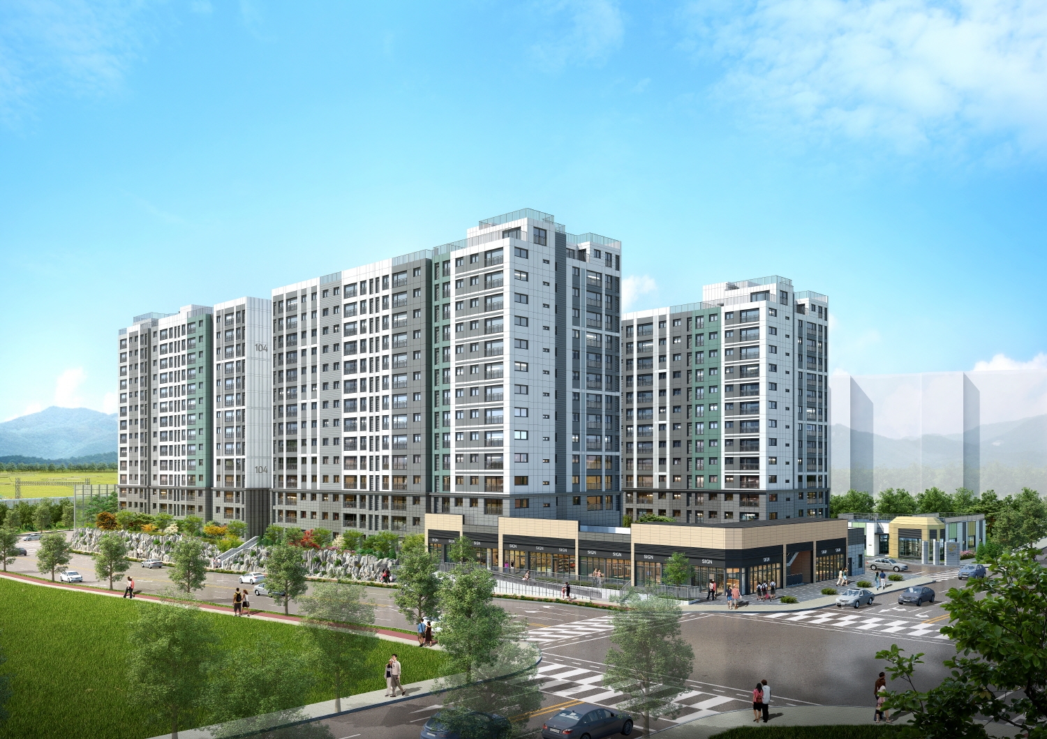 수원역 푸르지오 더 스마트 투시도