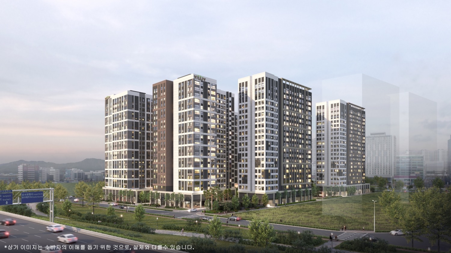 빌리브 명지 듀클래스 메인투시도