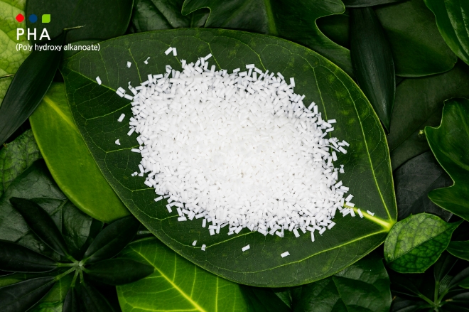 롯데케미칼(부회장 김교현)이 중앙대 윤성호 교수와 공동으로 석유화학 기반의 생분해성 플라스틱 소재인 PHA 생산 기술 개발에 나선다. 사진=롯데케미칼.