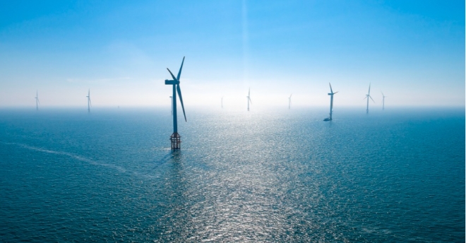 두산중공업(회장 박지원)은 한국중부발전과 제주한림해상풍력 사업의 장기유지보수 계약을 체결했다. 사진=두산중공업.