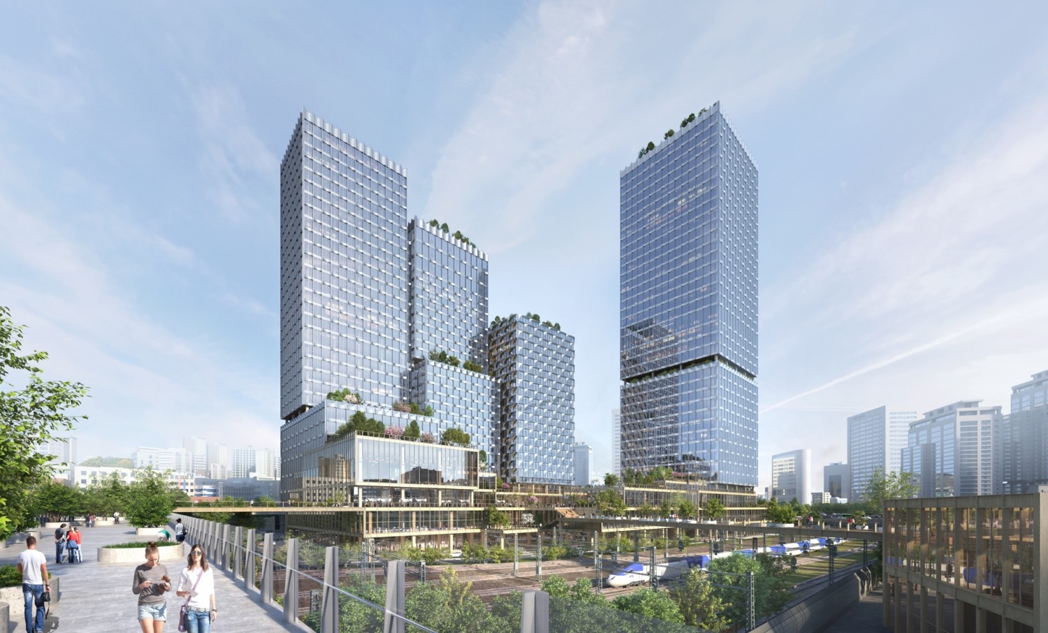 서울역 북부역세권 복합 개발사업 조감도