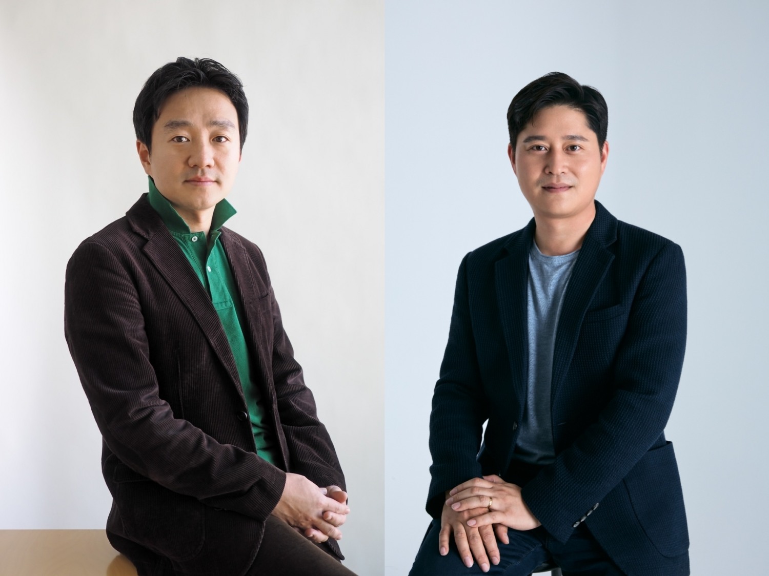 박상진 네이버파이낸셜 대표(왼쪽)와 신원근 카카오페이 대표(오른쪽). /사진제공=각사