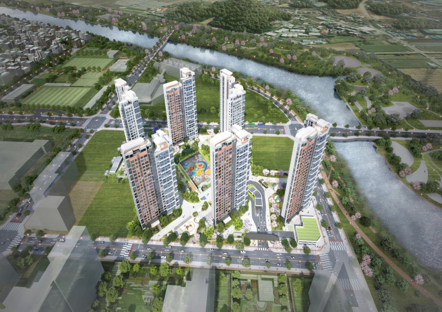 ‘운정 푸르지오 파크라인’ 조감도. / 사진제공=대우건설