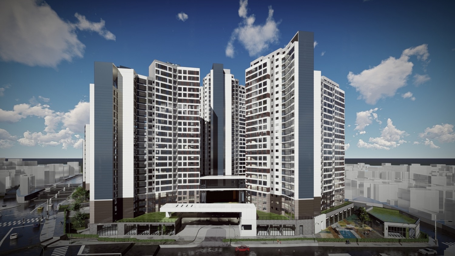 봉천1-1구역 재건축정비사업 투시도. / 사진제공=한국토지신탁