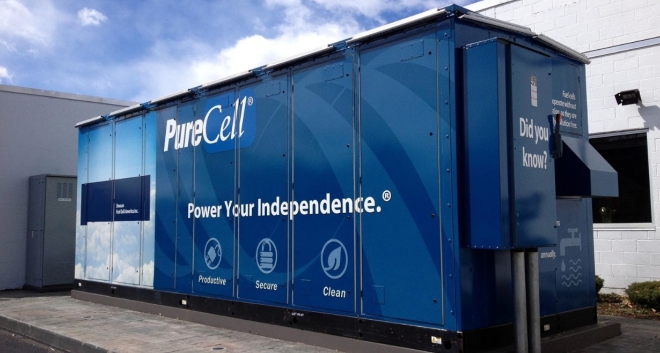 두산퓨얼셀은 중국 칭하이성 시닝시에 440kW 규모 발전용 수소연료전지 11대를 공급하는 계약을 맺었다. 사진=두산퓨얼셀.