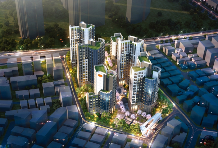 서울 중화역2의1구역 가로주택정비사업 조감도. / 사진제공=DL건설