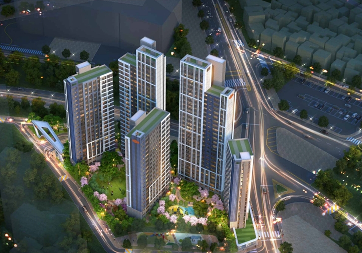 부산 명장동 29-27번지 가로주택정비사업 조감도. / 사진제공=DL건설