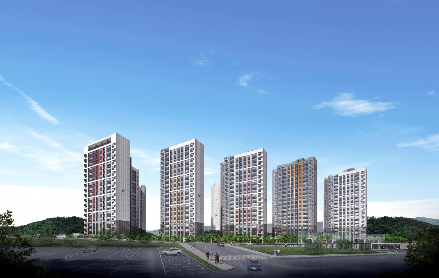 힐스테이트 영광 투시도