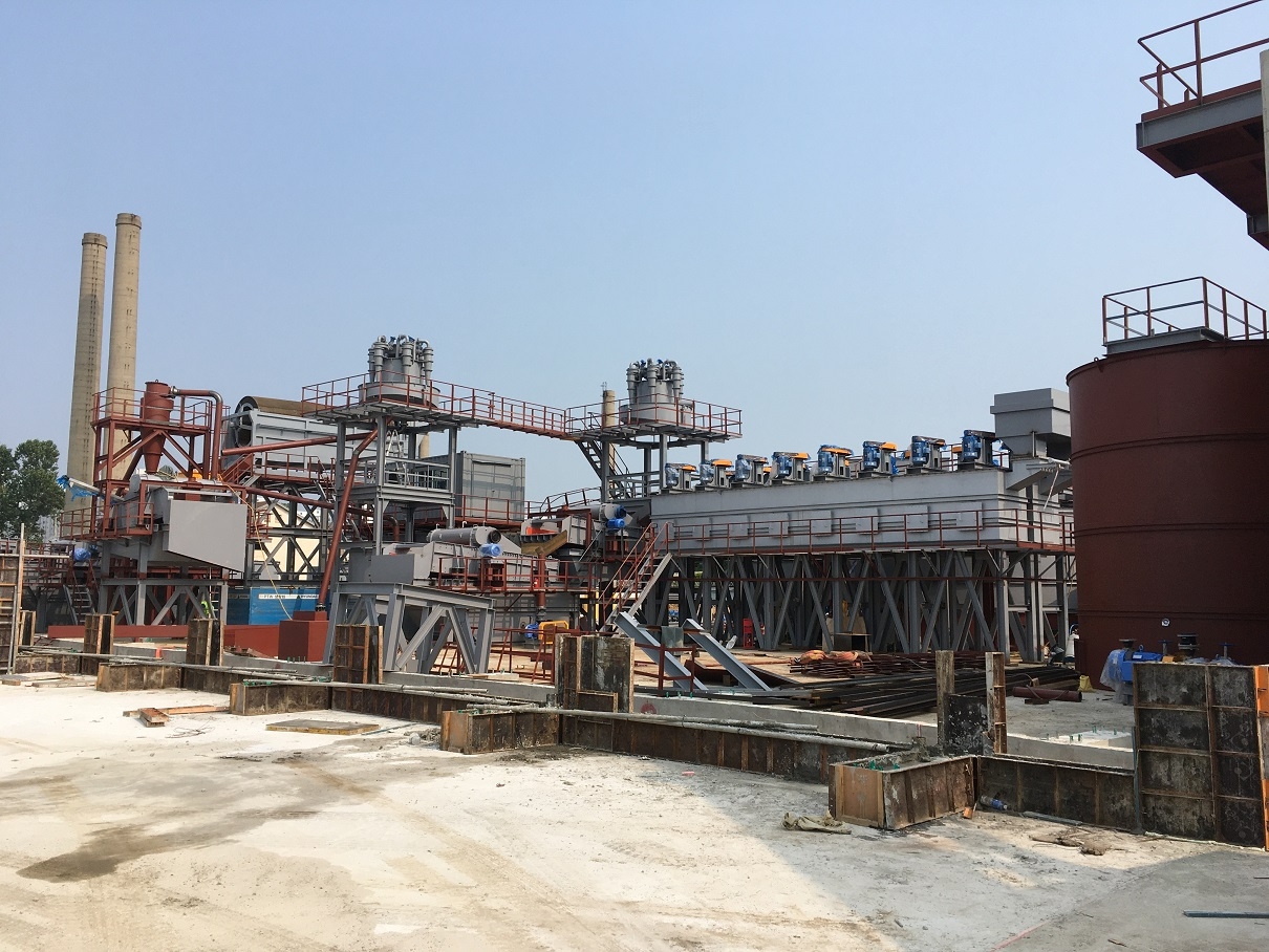 세척공사 현장 / 사진제공=현대건설