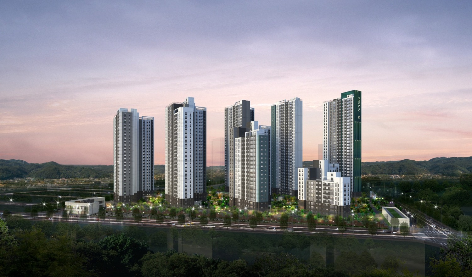 음성 푸르지오 센터피크 주경투시도./사진=대우건설