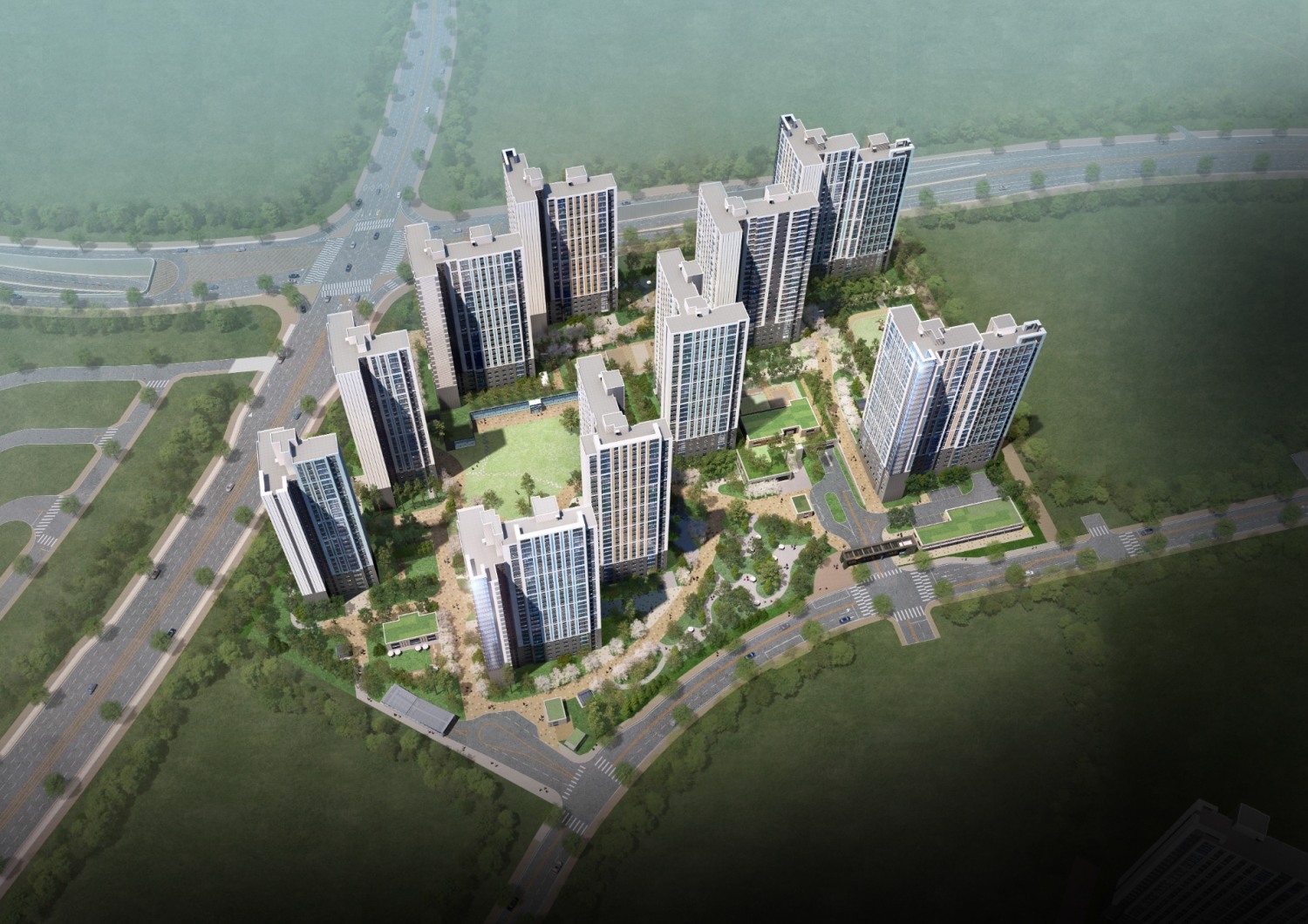 평택 화양지구 2-1블록 공동주택 신축공사 조감도 / 사진제공=DL건설