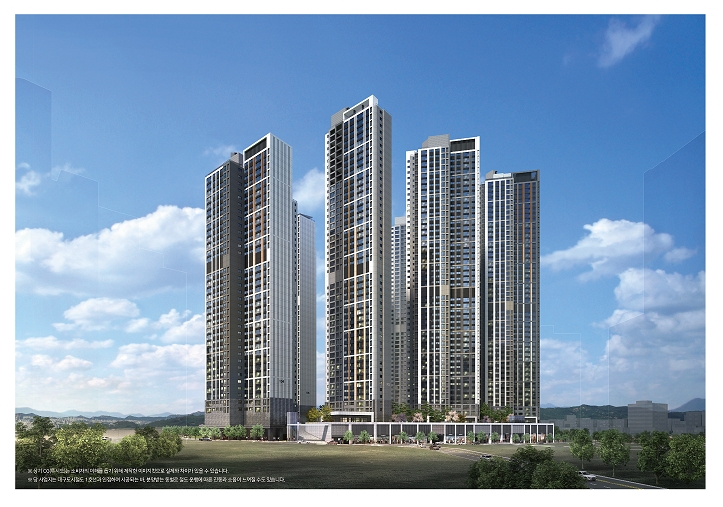 힐스테이트 대명 센트럴 2차 단지투시도 / 사진제공=현대건설