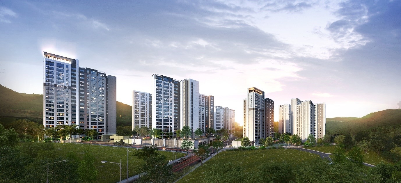 장흥역 경남아너스빌 북한산뷰 투시도 / 사진제공=SM경남기업