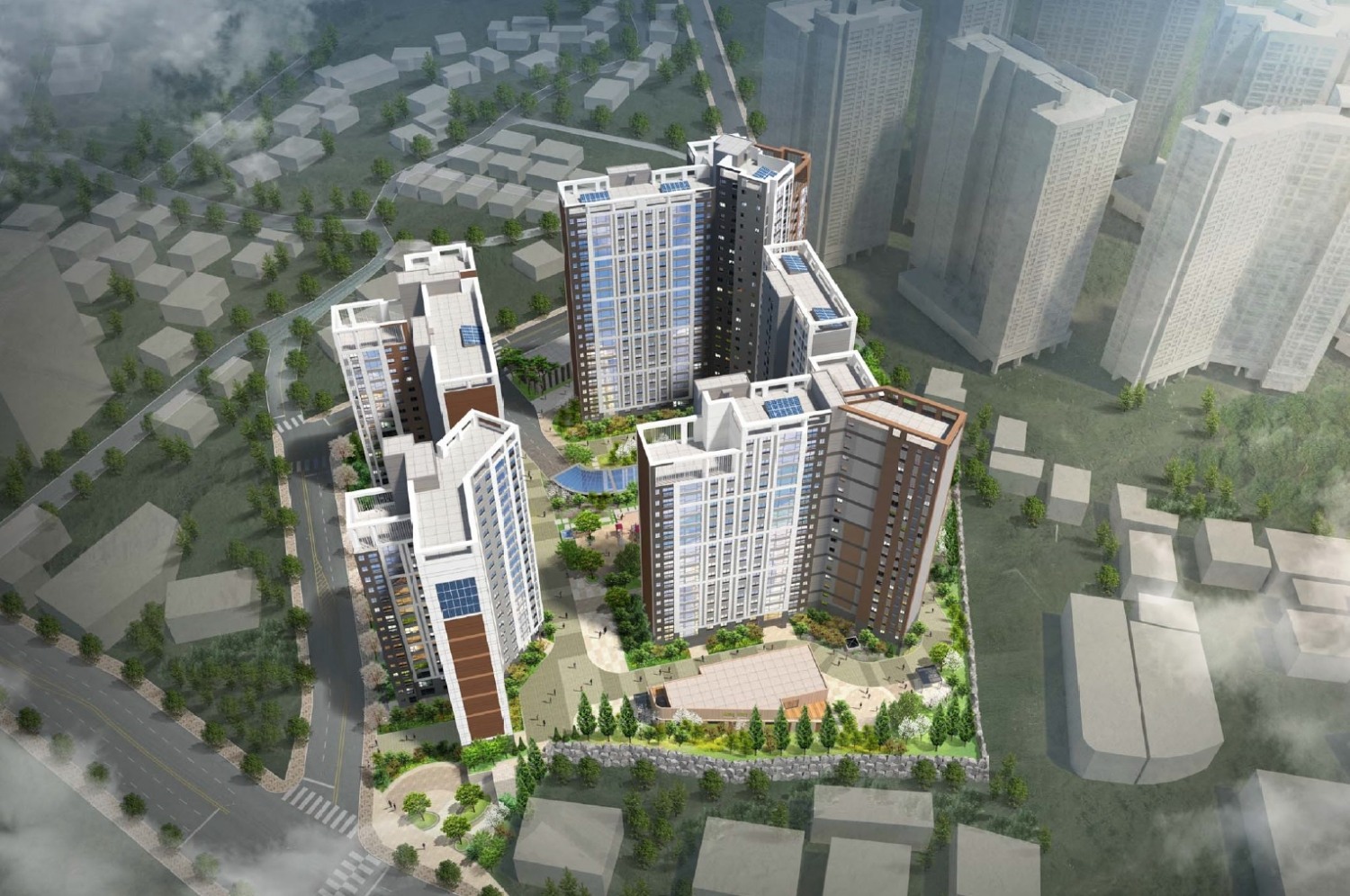 울산 신천동 공동주택 조감도./사진제공=반도건설