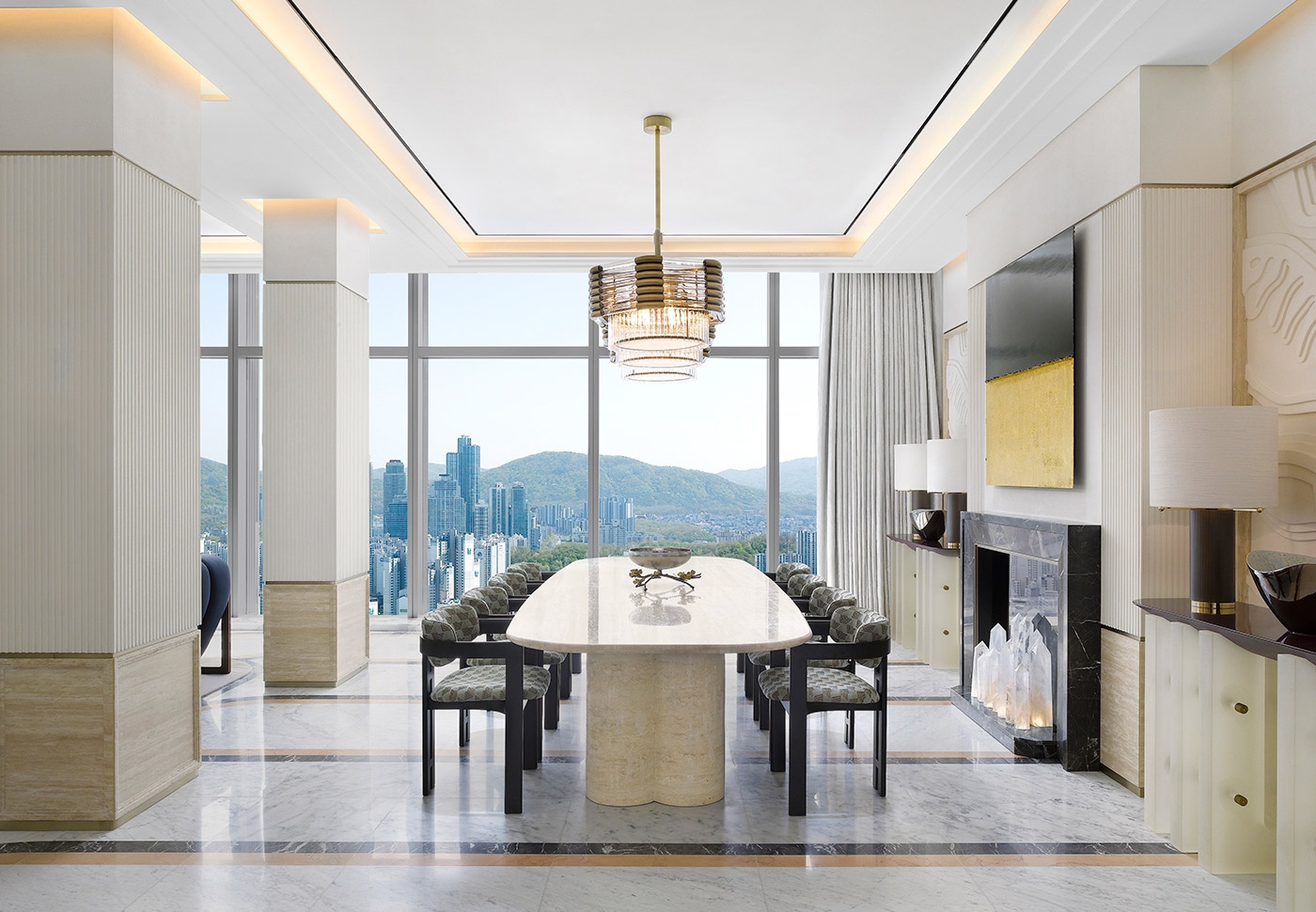 조선팰리스 ‘조선 그랜드 마스터스 스위트’ 객실 모습./ 사진제공 = 조선호텔앤리조트