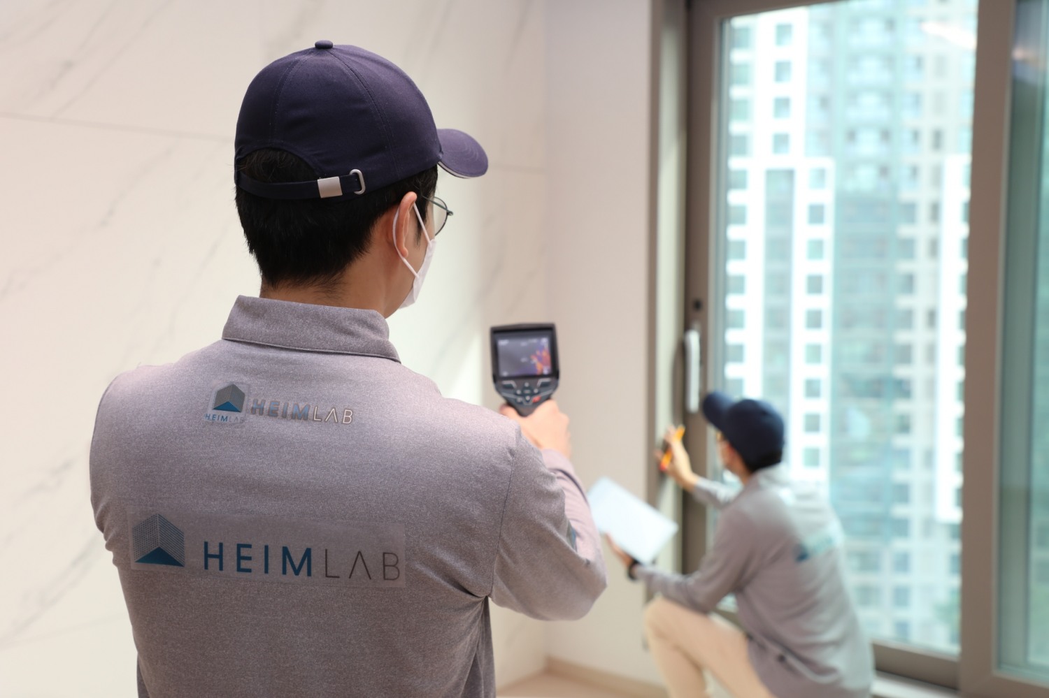 GS건설 아파트 주거환경개선 토털 솔루션 ‘하임랩’ 서비스 모습. /사진제공=GS건설