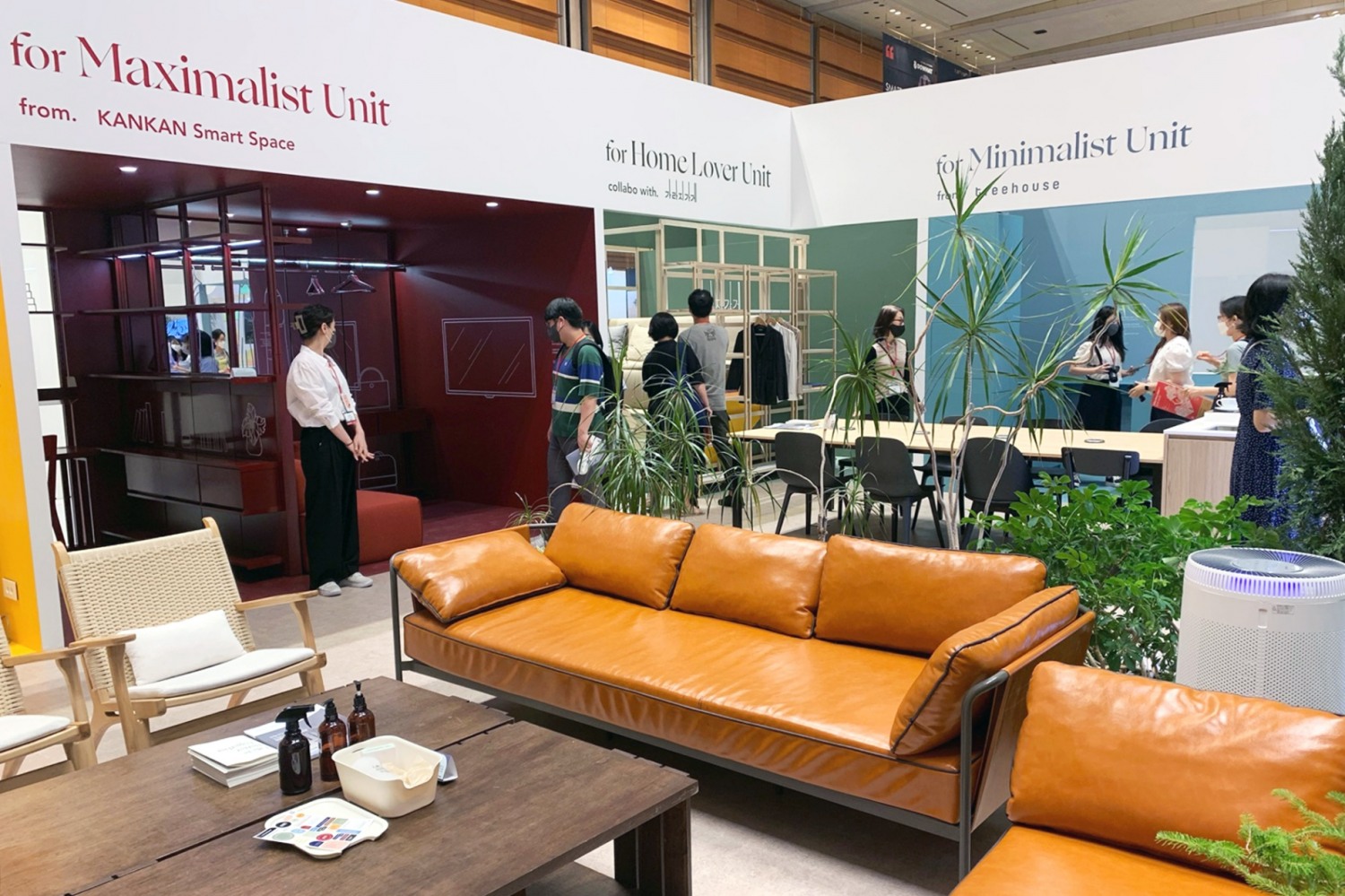 코오롱글로벌 2022 공간디자인페어 기획전 전경. /사진제공=코오롱글로벌