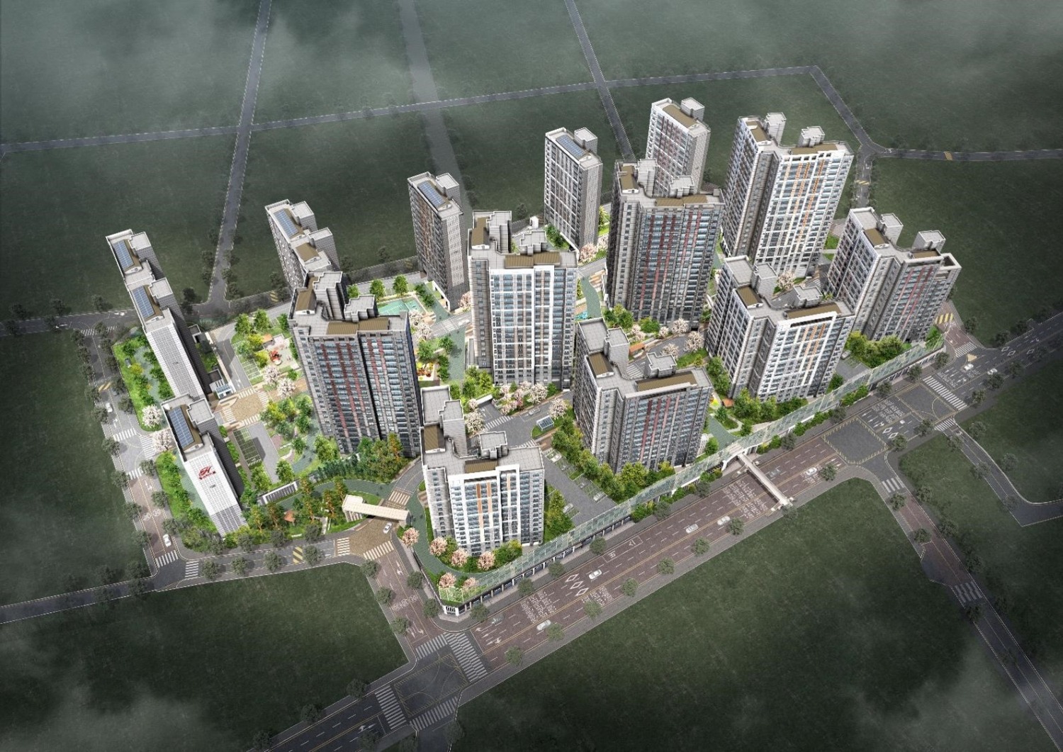 힐스테이트 월산 조감도. /사진제공=현대엔지니어링