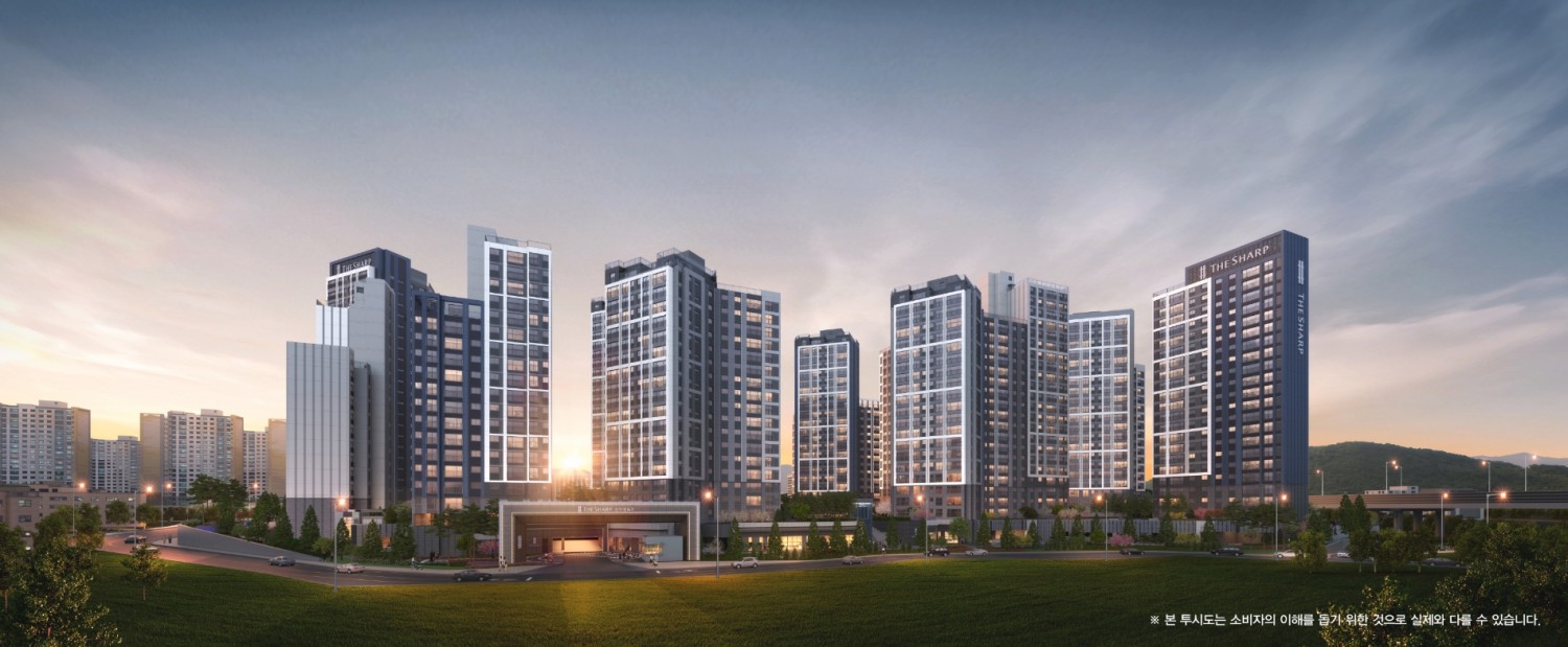 더샵 신부센트라 투시도 / 사진제공=포스코건설