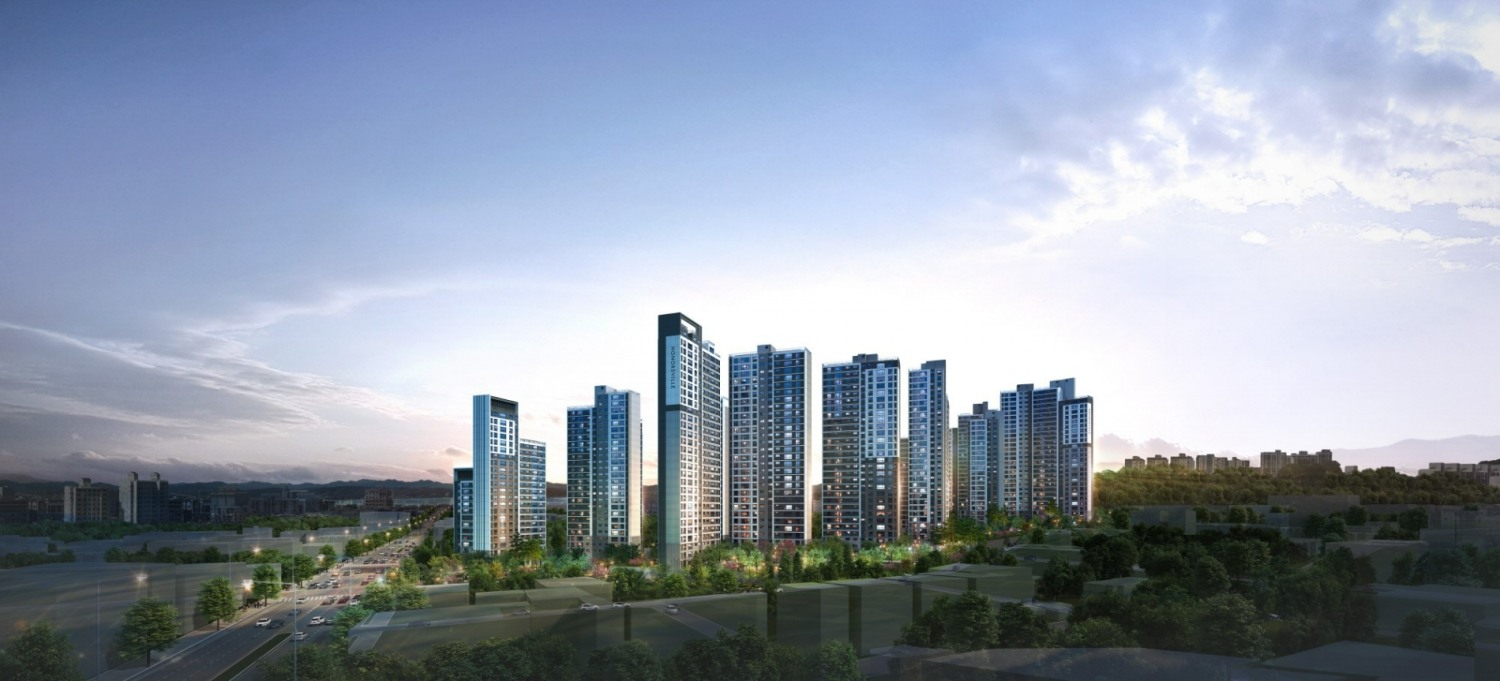 '군산 경남 아너스빌 디오션' 투시도. /사진제공=SM경남기업