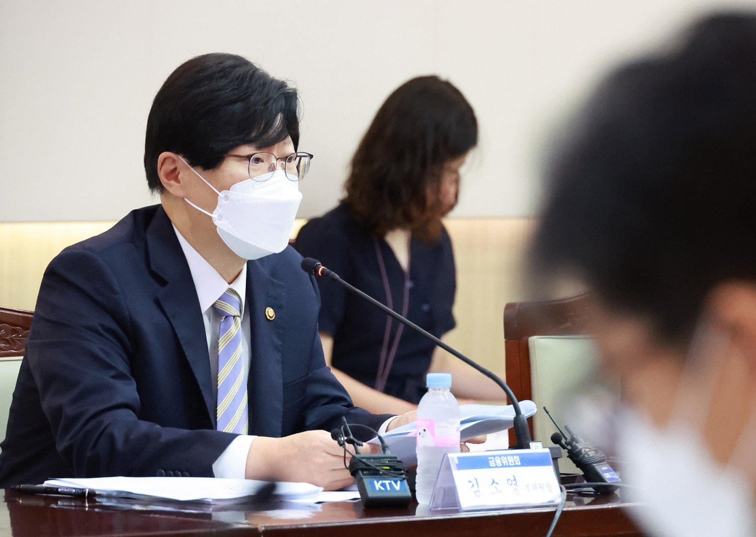 김소영 금융위원회 부위원장이 31일 오전10시 정부서울청사 19층 대회의실에서 열린 제4차 '금융리스크 대응 TF 회의'에서 모두발언을 하고 있다./사진=금융위원회