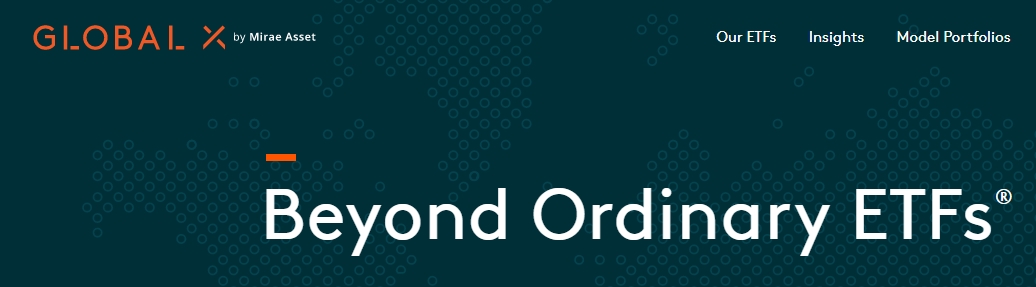 Global X / 사진출처= Global X 홈페이지 중 갈무리(2022.09.19)