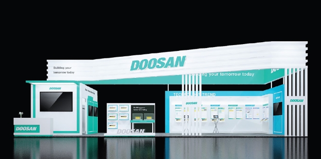 ㈜두산(회장 박정원)이 21~23일, 인천 송도컨벤시아에서 열리는 ‘KPCA show 2022(국제PCB 및 반도체패키징산업전)’에 참가해 5G 통신, 반도체 등에 사용할 수 있는 다양한 동박적층판(CCL)과 새롭게 개발한 차세대 부품을 선보인다. 사진=(주)두산.